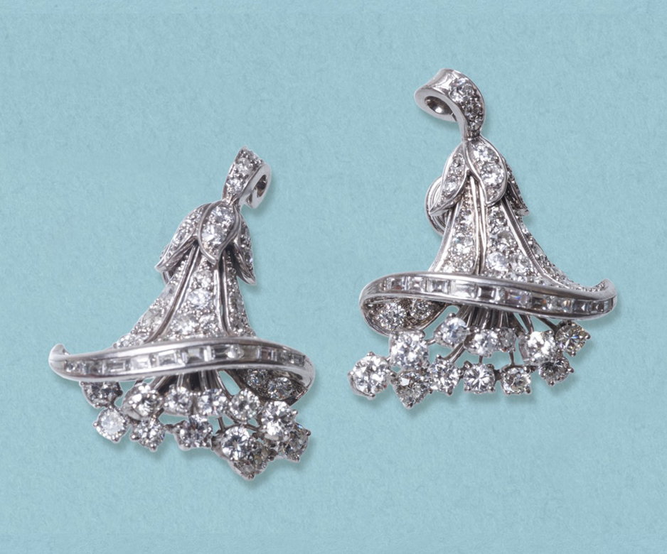 Van Cleef and Arpels diamond earrings